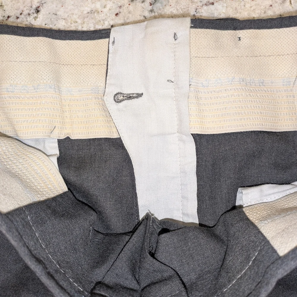 Vintage Sansabelt Jaymar-Ruby Men's Dress Slacks Gray Comfort Waist Trousers